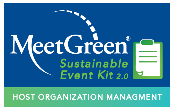 MeetGreen Sustainable Event Kit 2.0 - Host Organization Management