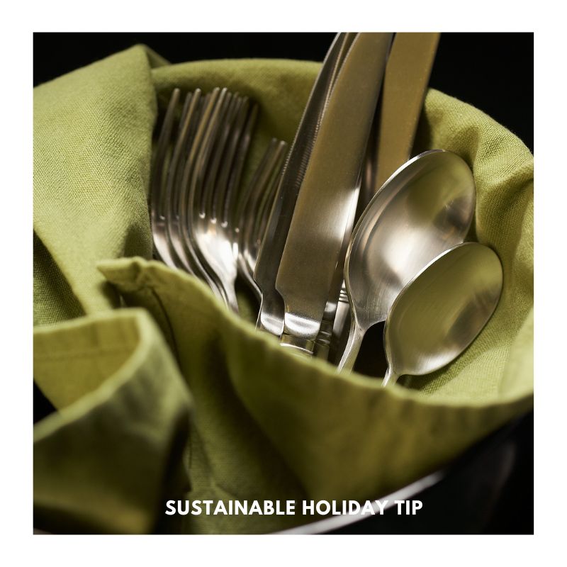 Sustainable Tips for the Holidays Use Cloth Napkins