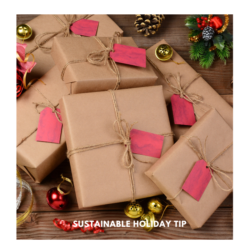 Sustainable Tips for the Holidays Wrap Gifts in Paper
