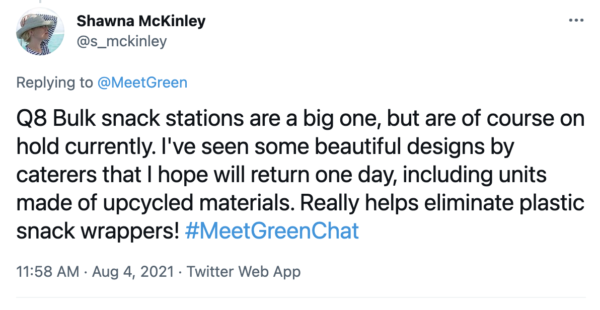 August MeetGreenChat Answer to Q8 Shawna McKinley