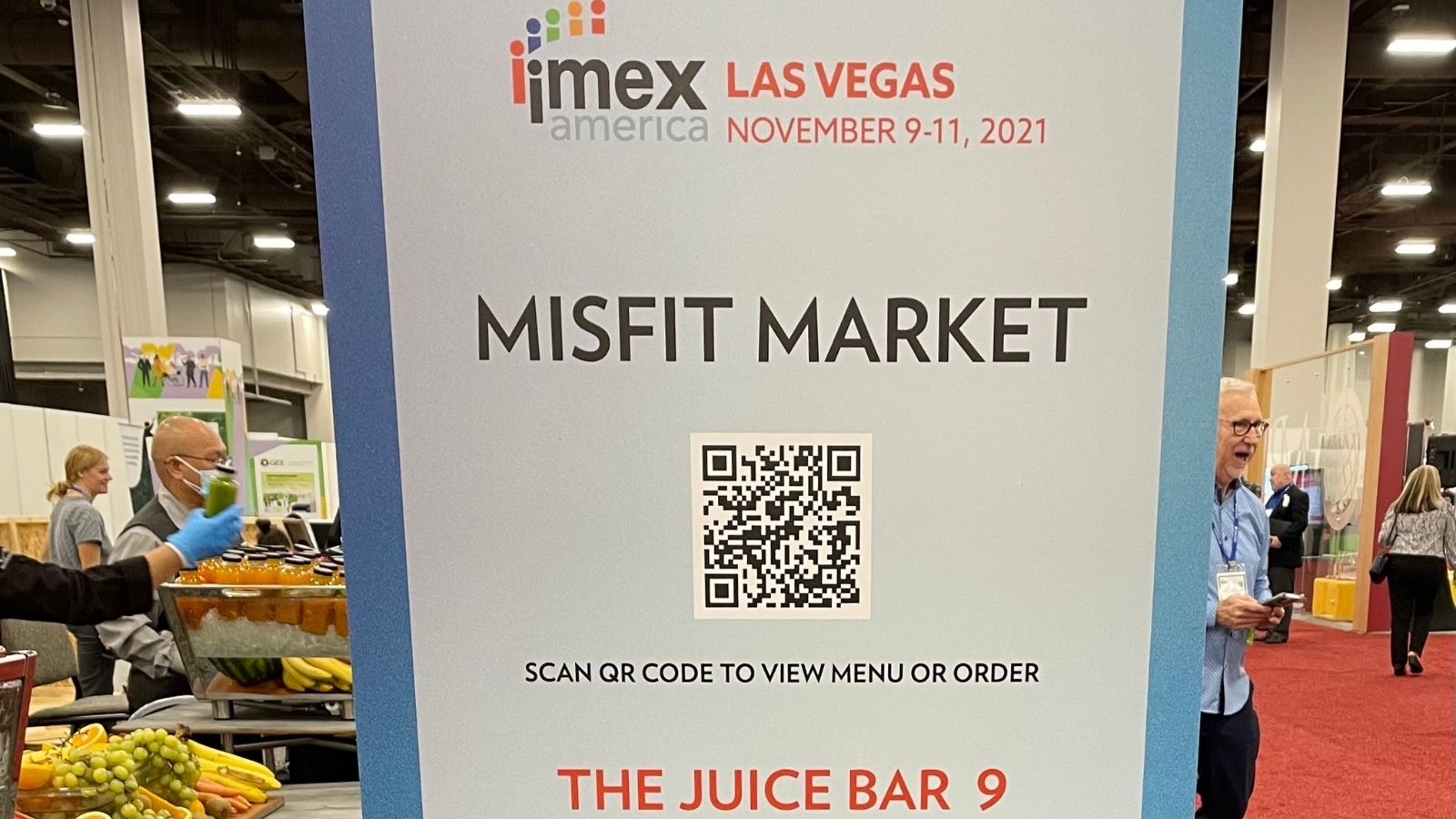 IMEX America 2021 Misfit Market Sign