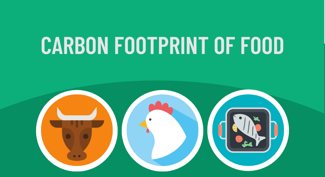 Carbon Footprint of Food Infographic