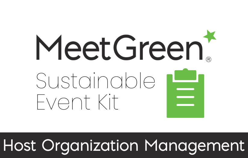 Sustainable Event Kit Host Organization Management