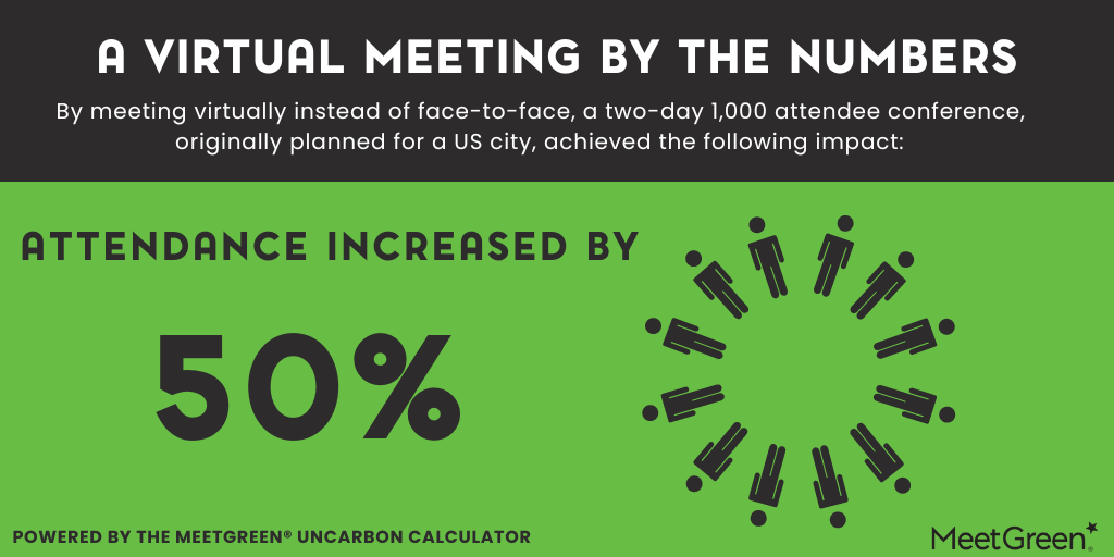 Virtual Meeting by the Numbers Attendance