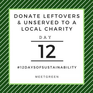 Donate Leftovers & Unserved To A Local Charity
