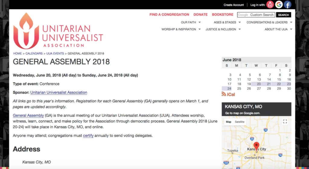 Unitarian Universalist Association General Assembly