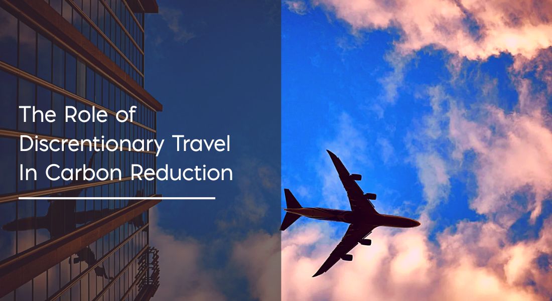 Text: The Roe of Discretionary Travel in Carbon Reduction Airplane Flying in the Clouds