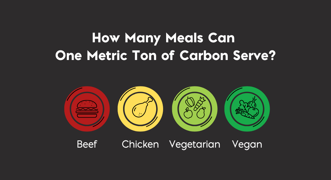 How Many Meals Can One Metric Ton of Carbon Serve